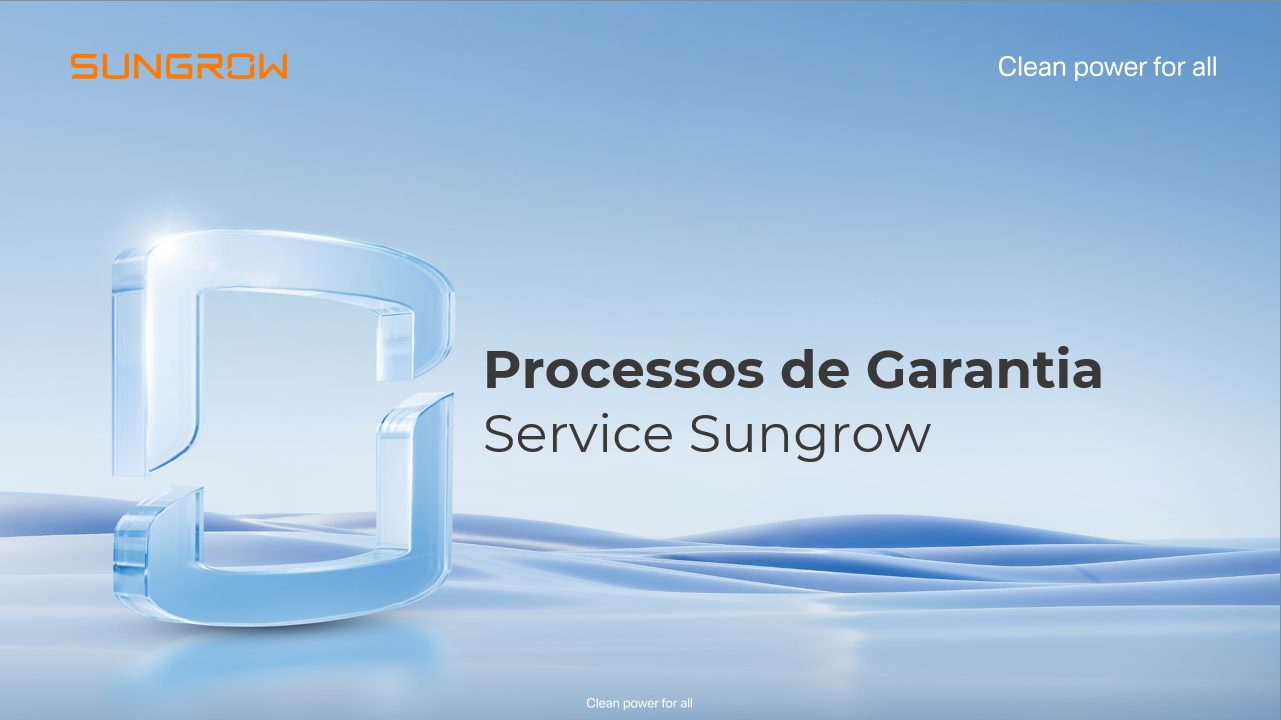 Banner - Processos de Garantia Sungrow